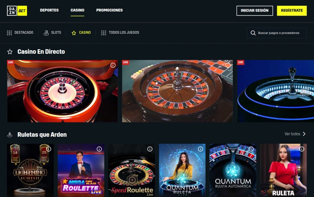 DAZNBet: Casino online y apuestas deportivas